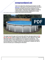 Round Pool Instructions