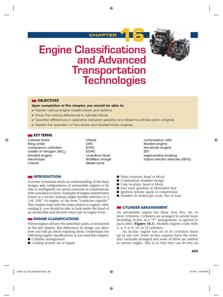 Classifications | PDF | Internal Combustion Engine | Diesel Engine