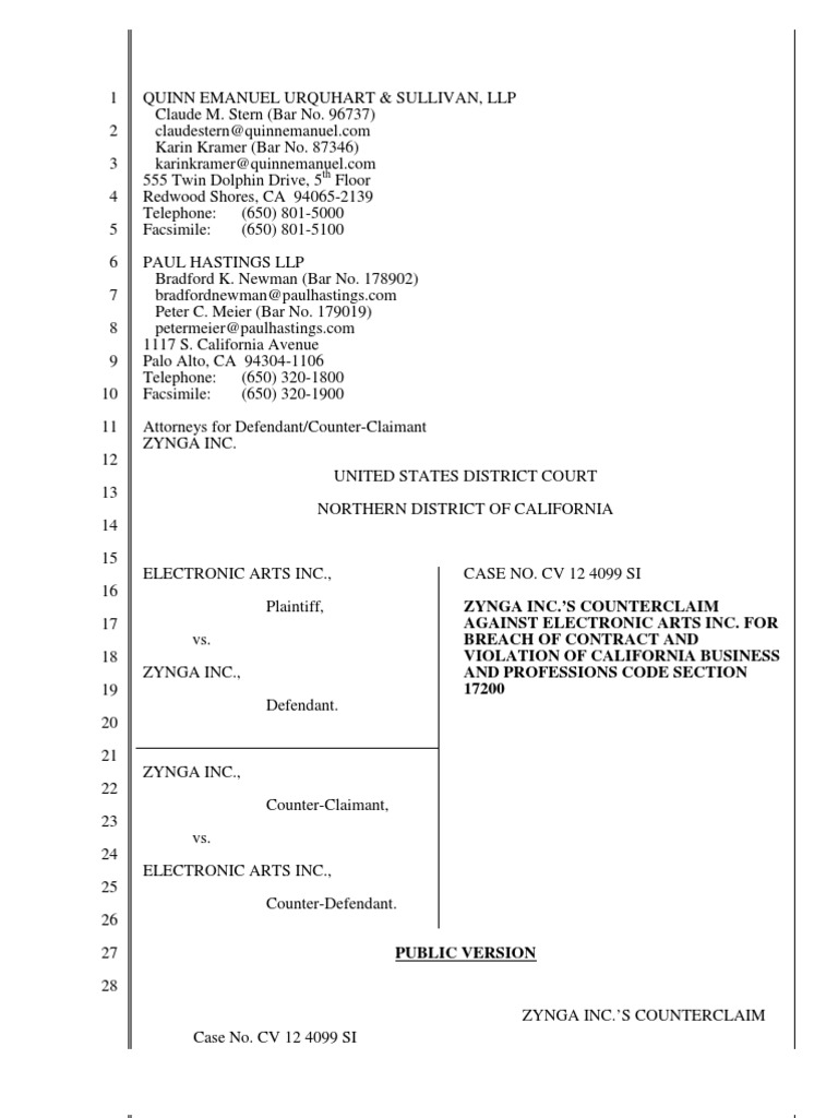 Part 3 Counterclaim (Public) | PDF | Settlement (Litigation) | Employment