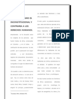 Inconstitucionalidad de La Legislacioon Afro en Colombia
