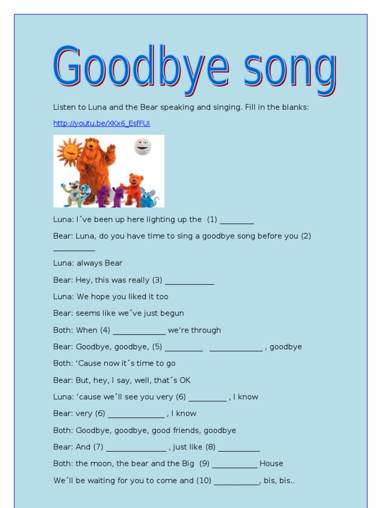 Goodbye Song