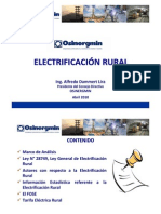 Alfredo Dammert Electrificación Rural