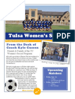 Tulsa Women' Soccer Newsletter