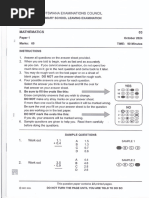 Psle Science 2024 & Marking Key WP | PDF