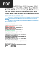 Download Jual Beras l Usaha BERAS l Beras HITAM l Kandungan BERAS l Jenis BERAS l Beras MURAH l Beras MERAH l Beras ORGANIK l Distributor BERAS l Produksi Beras l Supplier BERAS l Tanaman ORGANIK l MAKANAN Organik l PERTANIAN Organik l PADI Organik l Bera by Grosir Beras Organik Malang SN105956447 doc pdf