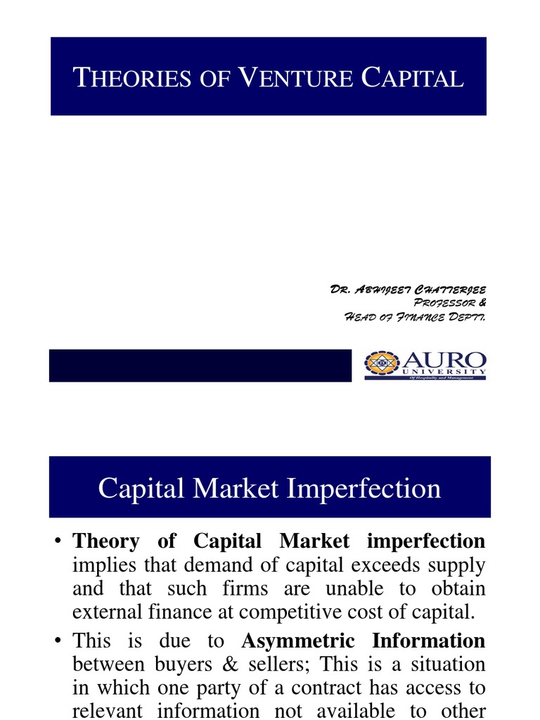 Theories of Venture Capital | PDF | Venture Capital | Corporate Finance