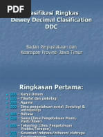 Klasifikasi Buku Menurut Ddc