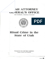 Attorney General's Office, Ritual Crime in the State of Utah (1992)