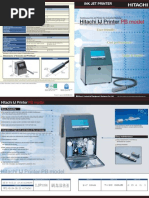 Download Hitachi PB Series Continuous Inkjet Printers - Brochure by Hitachi America Ltd Industrial Components and Equipment Division SN105970336 doc pdf