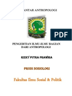 Bagian Dari Ilmu Antropologi