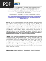 Plano Contigencia Ti Reagir Desastres