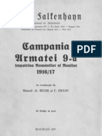 Campania Armatei 9-a împotriva Românilor şi Ruşilor