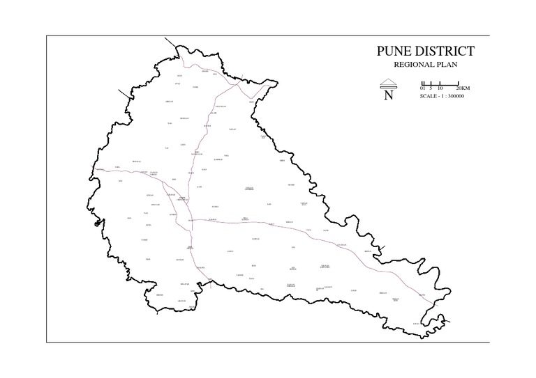 Pune District Regional Map Overview | PDF