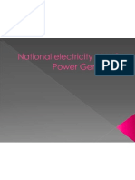 National Electricity Plan for Power Generation 