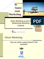 The Importance of Green Marketing Last Version