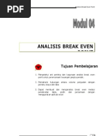 Download Modul 04 Analisis Break Even Point by agssyarif SN105979565 doc pdf
