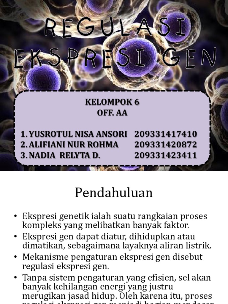 Regulasi Ekspresi Gen pada Prokariot dan Eukariot | PDF | Pengembangan Diri