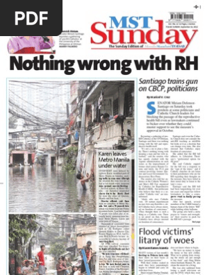 Manila Standard Today -- Sunday (September 16, 2012) issue