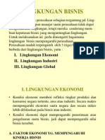 Lingkungan Ekonomi Dan Lingkungan Industri