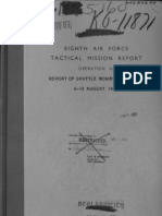 8th Air Force Tactical Mission Report 6-12 August 1944