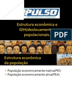 Estrutura Econômica e IDH