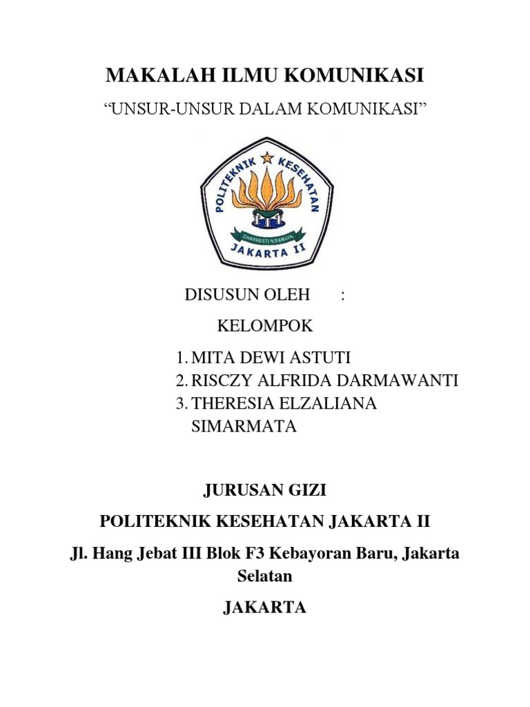 Makalah Ilmu Komunikasi