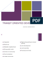 Transit Oriented Development: Ashish Wankhede