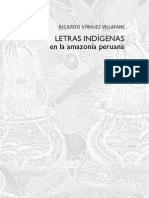 Letras Indígenas en La Amazonía Peruana