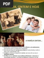 Aula 1 - A família ontem e hoje