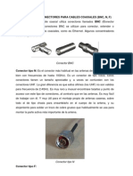 Elaboración de Conectores para Cables Coaxiales