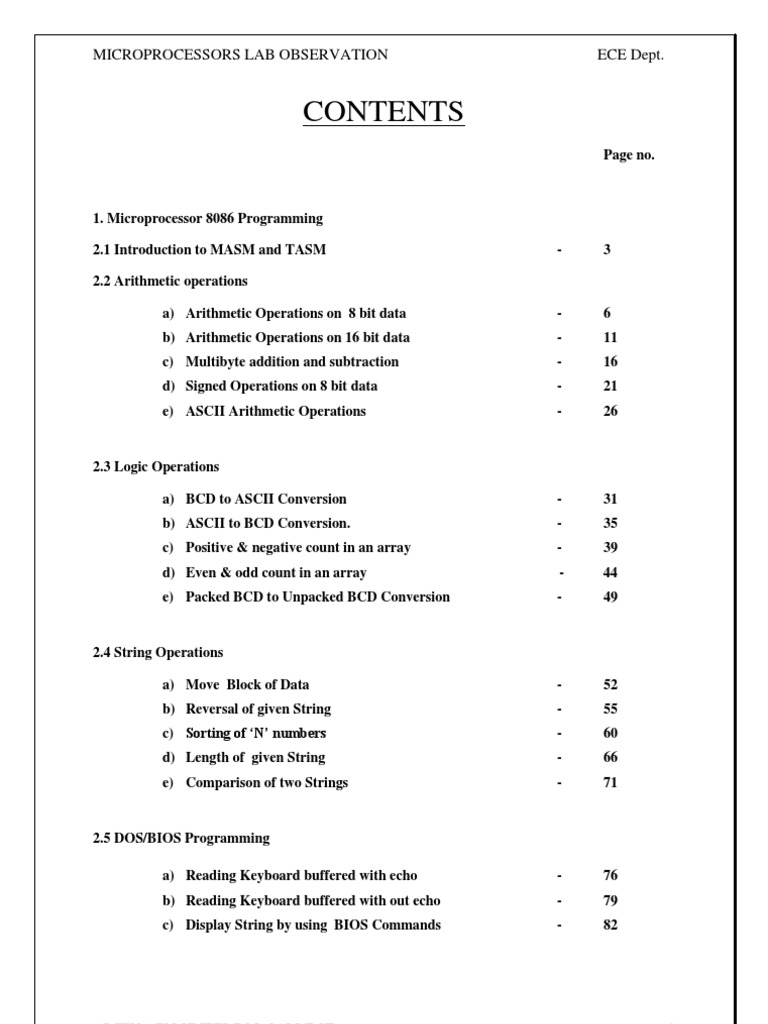 Assembly Language In 8086 Microprocessor