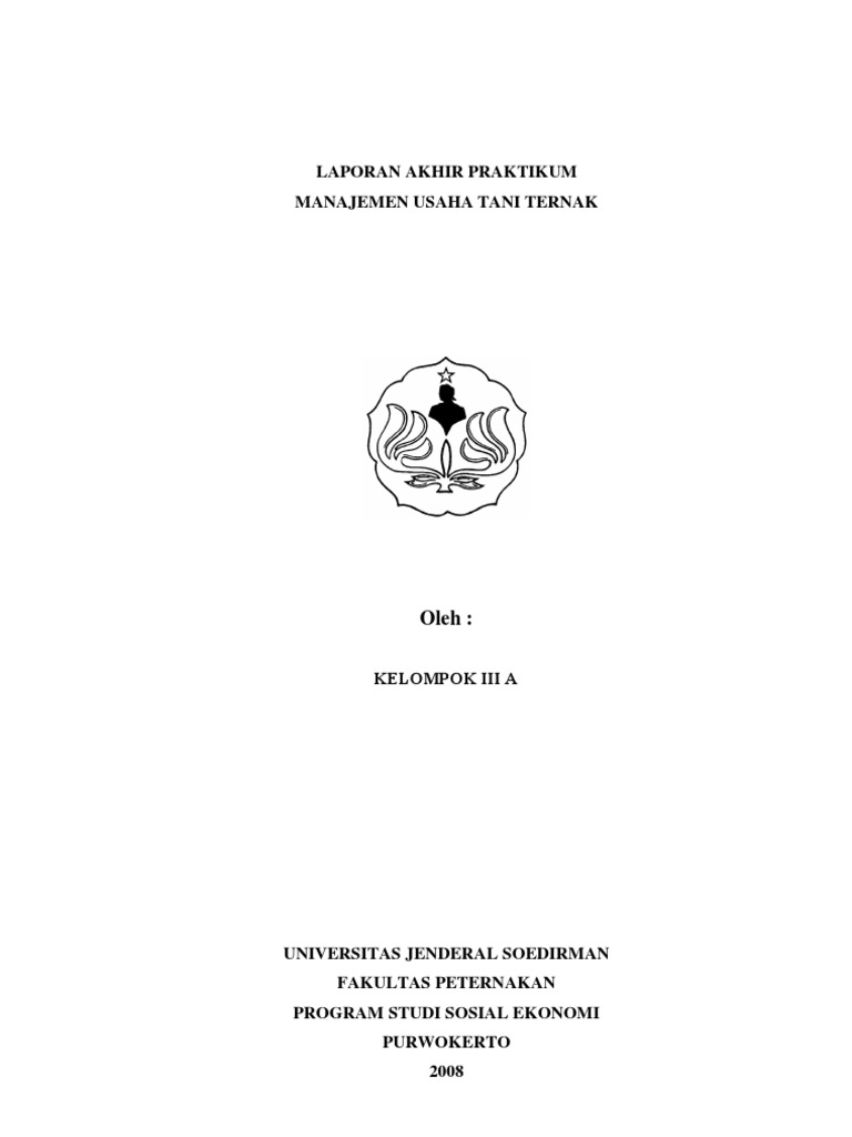 Laporan Praktikum Manajemen Agribisnis Ternak