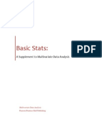 Basic Stats:: A Supplement To Multivariate Data Analysis