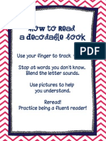 Decodable Reading Signs