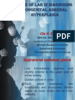 Role of Lab in Diagnosing Congenital Adrenal Hyperplasia: Ola H. Elgaddar