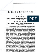 Szabó István - Iones, Vagy, Mit Jelent És Honnan Származik e Nemzeti Név (1834)
