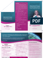 Institute of Mathematics Flyer