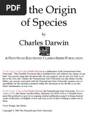 Origin of Species