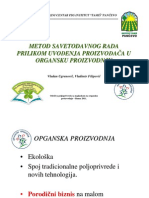 Metod Savetodavnog Rada ORGANSKA PROIZVODNJA Vladan Ugrenovic