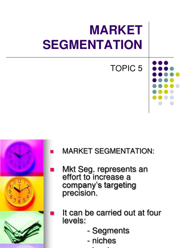 Marketing Slides 3 STP | PDF | Market Segmentation | Brand