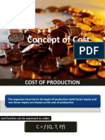 Concept of Cost