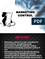 Marketing Control