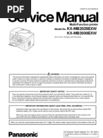 Panasonic Kx-mb2025 2030 Service Manual