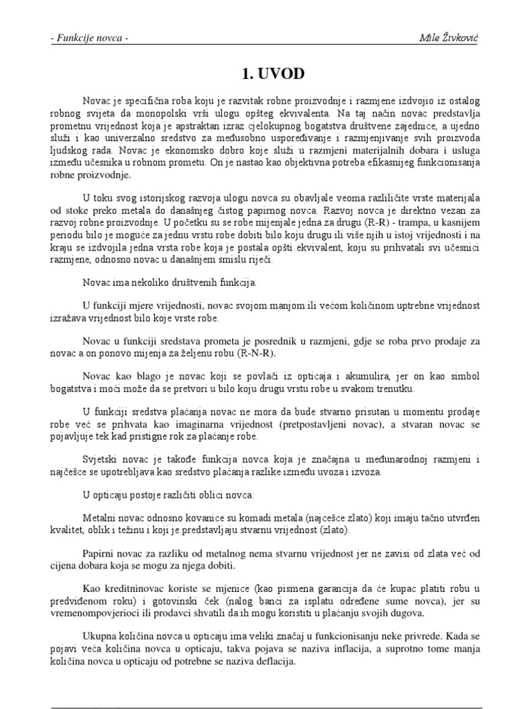 Novac | PDF
