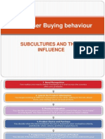 Consumer Buying Behaviour: Subcultures and Their Influence