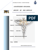 Puntos de Apoyo en El Trabajo Odontológico