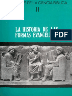 Dibelius Martin La Historia de Las Formas Evangelicas