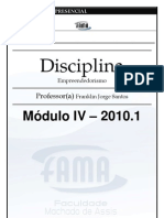 Apostila Empreendedorismo Módulo IV - NOVO