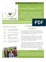 Annual Report 2011: A Message From The President