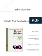 48259845 CAMILLONI El Saber Didactico (1)